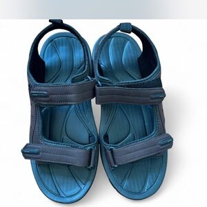 Northside Teal Strappy Sandals
